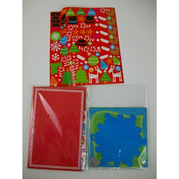 Carlton Cards DIY Christmas Card Kit 12 Cards & Envelopes Sticker Sheets - Picture 4 of 7